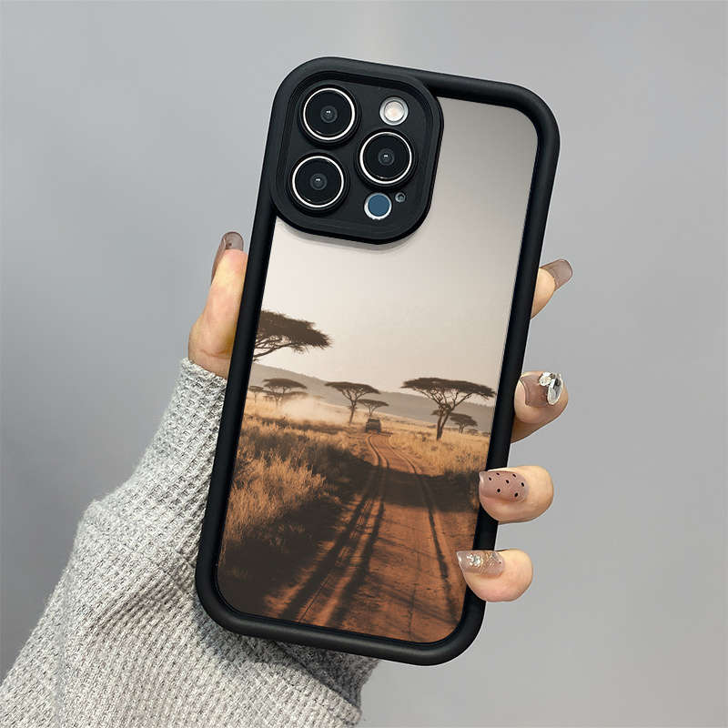 1Pc Mixed Color For iPhone 13 Pro Max African Savanna Phone Case