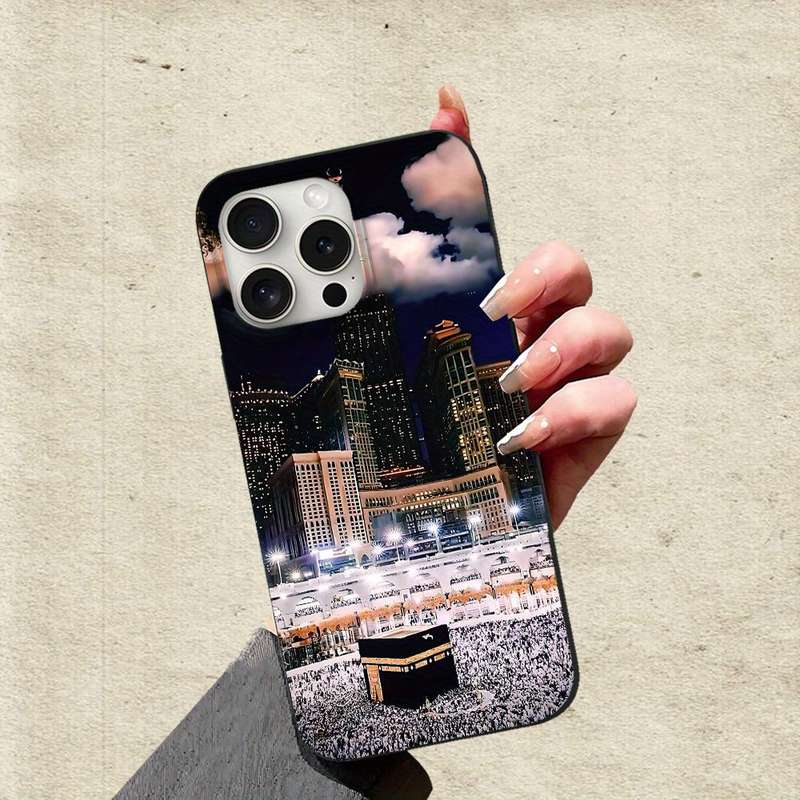 1Pc Black For iPhone 12 Mini Stylish Design Phone Case