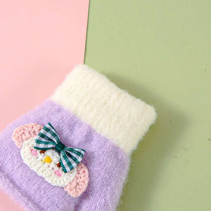 Winter Gloves Color Pink Size 6 To 24 Months