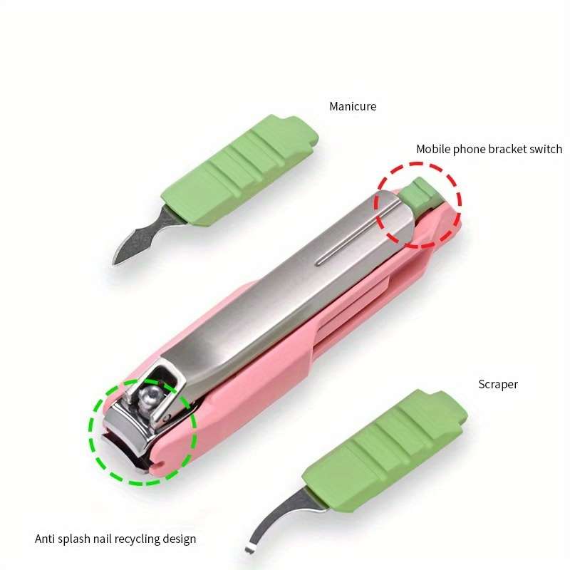 1pc Nail Clipper Multifunctional Nail Cutter Home Use for Men Women Children Universal Gift N