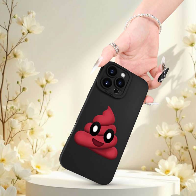 1Pc Black For iPhone 15 Pro Max Trendy And Popular Phone Case