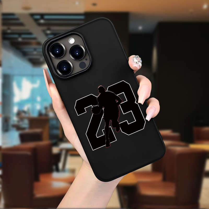 1Pc Black For iPhone 8 Plus Player Unique 23 Phone Case