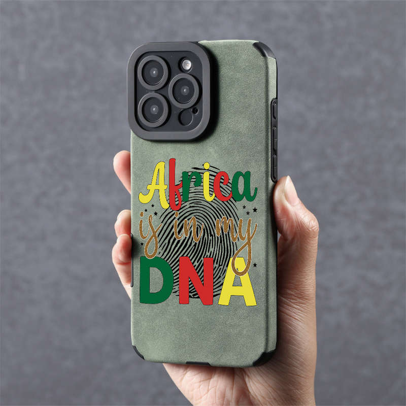 1Pc Green For iPhone 16 Trendy Faux Leather Phone Case