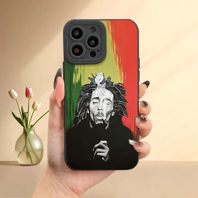 1Pc Black For iPhone 7 Plus 8 Plus Smoking Men Design Phone Case