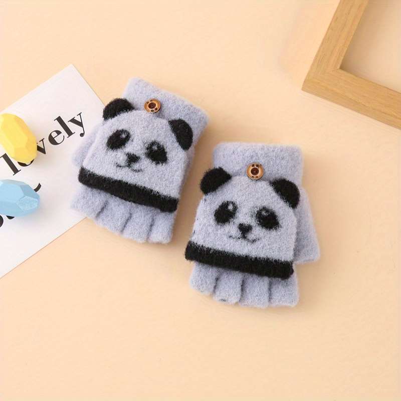 Winter Gloves Color Grey Size 1 To 3Y