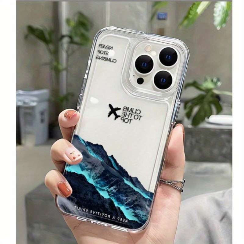 1Pc Transparent For iPhone 16 Plus Phone Case Phone Cover