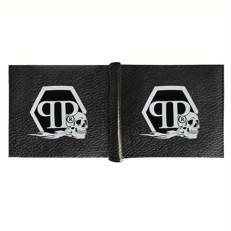 1pc Philipps Plein Men'S Faux Leather Wallet Casual Style with Crocodile Pattern Multifunctio