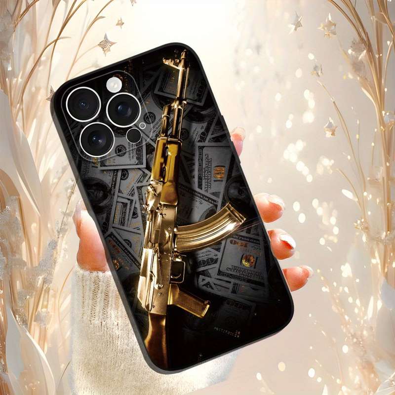 1Pc Black For iPhone 12 Mini Beautifully Designed Phone Case