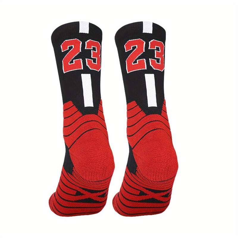 2 Pairs Random Color One Size High Elastic Socks