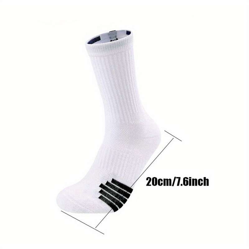 3 Pairs Random Colors One Size High Elastic Socks