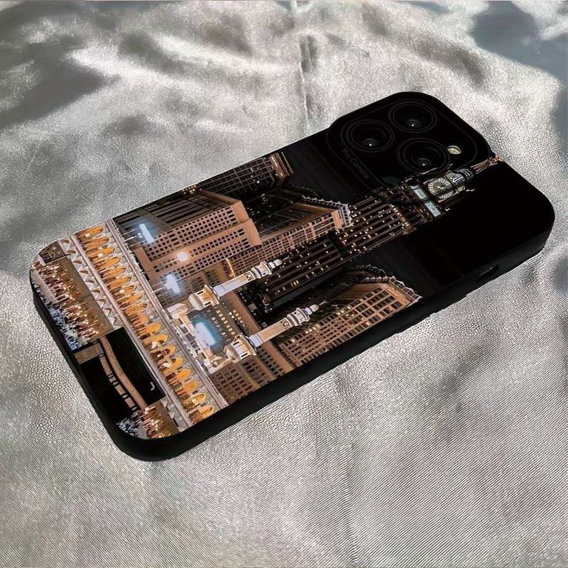1Pc Black For iPhone 7 Plus 8 Plus Holy City of Mecca Phone Case
