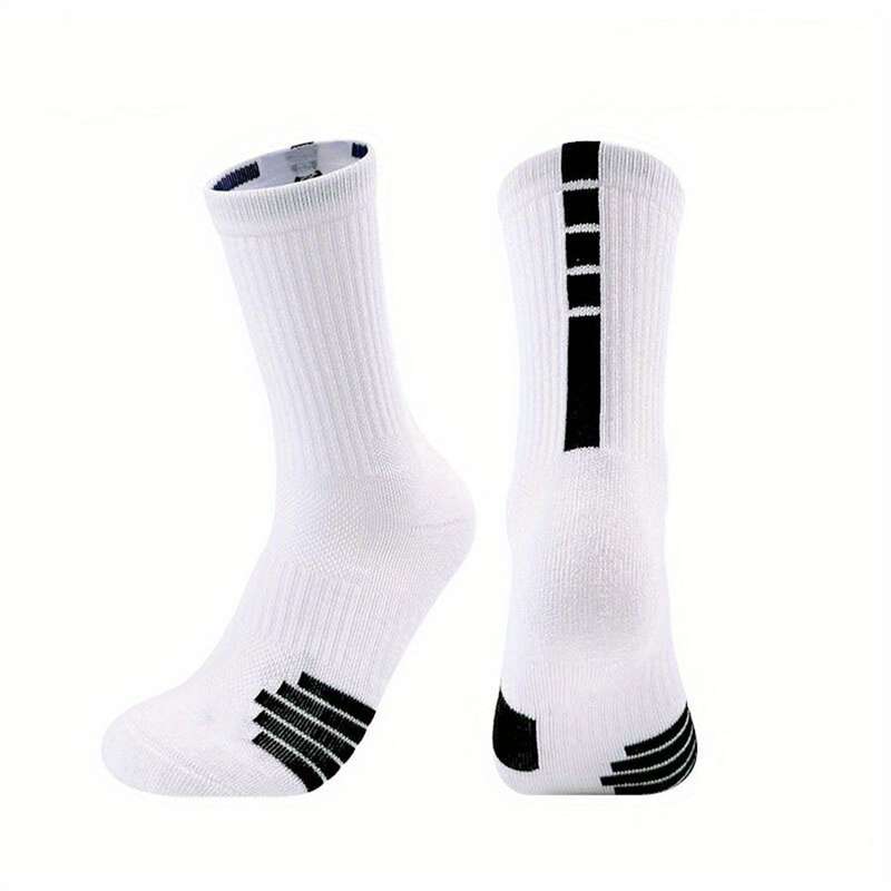 3 Pairs Random Colors One Size High Elastic Socks