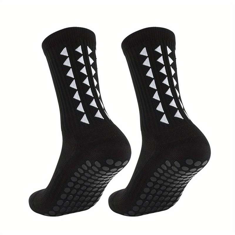 2 Pairs Of White One Size High Elastic Socks