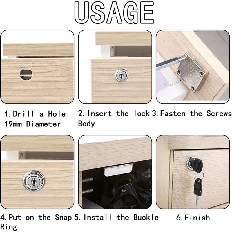 Lock Quantity 4Pcs