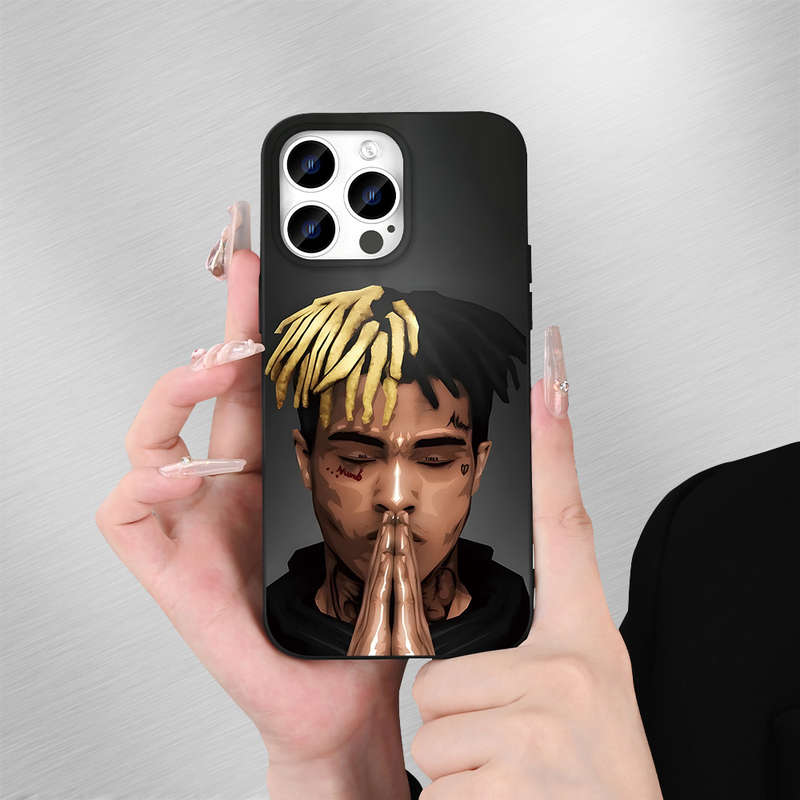 1Pc Black For iPhone 12 Mini Rapper Frosted Phone Case
