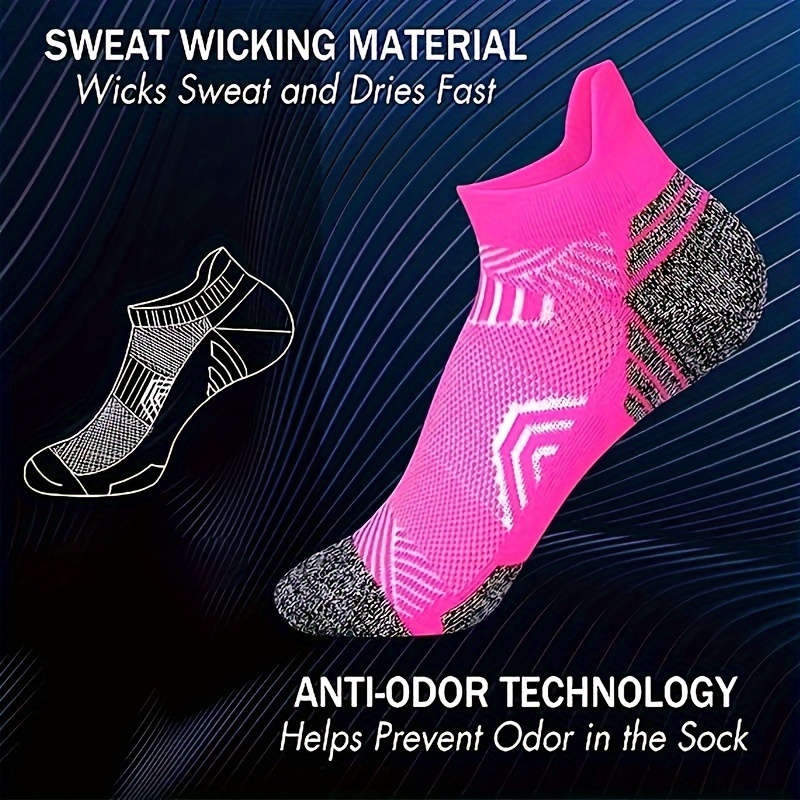 5 Pairs Random Colors One Size High Elastic Socks