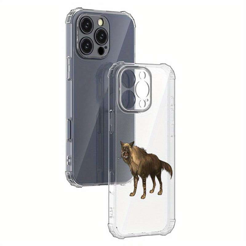 1Pc Transparent For iPhone X XS African Wild Dog Phone Case