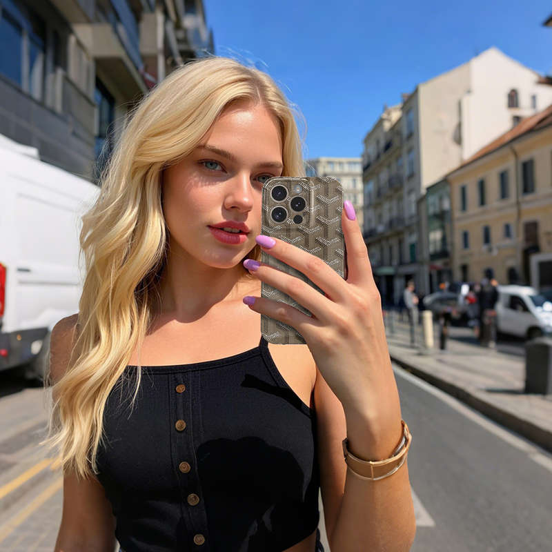 1Pc Mixed Color For iPhone 13 Mini Personality Checkered Phone Case