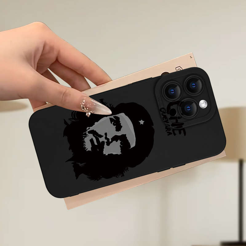 1Pc Black For iPhone 7 Plus 8 Plus Che Guevara Themed Phone Case