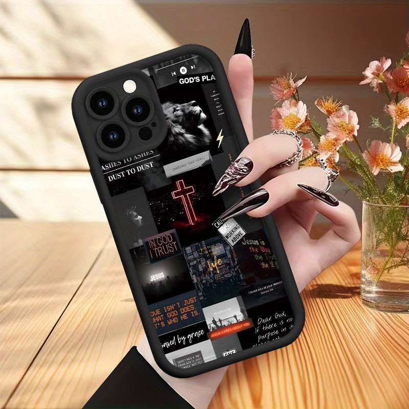 1Pc Black For iPhone 15 Plus Phone Case Phone Cover