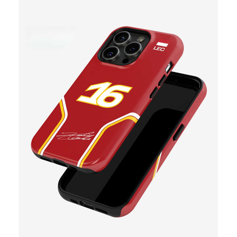 1Pc Mixed Color For iPhone 14 Pro F1 No16 Charles Leclerc Phone Case