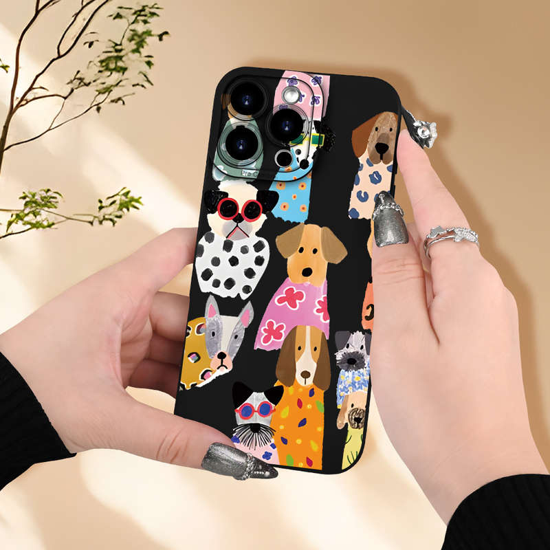 1Pc Black For iPhone 12 Mini Phone Case Phone Cover