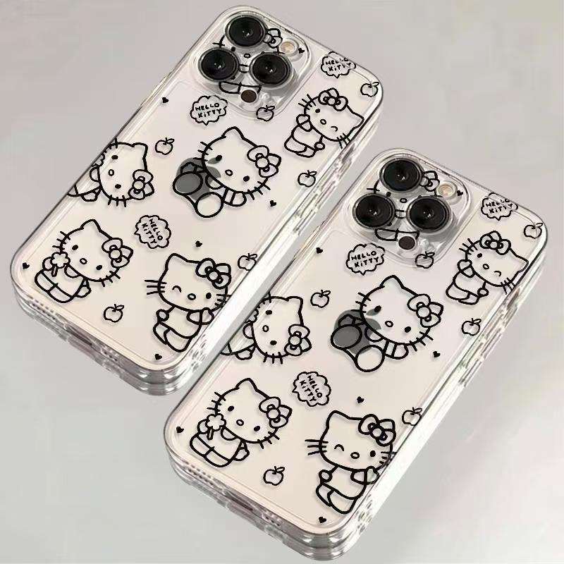 1Pc Transparent For iPhone 16 Pro Phone Case Phone Cover