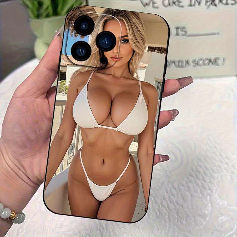 1Pc Black For iPhone 12 Phone Case Phone Cover