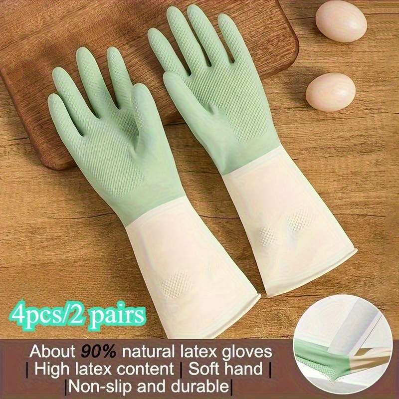 Work Gloves Color Green Size L