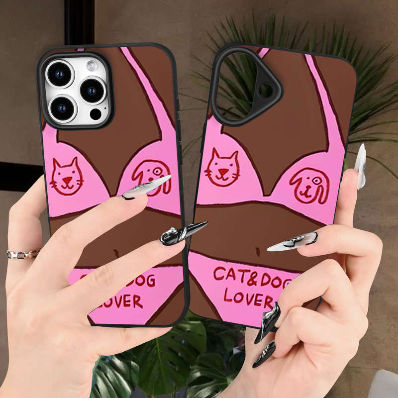 1Pc Black For iPhone XS Beach Bikini Pattern Phone Case