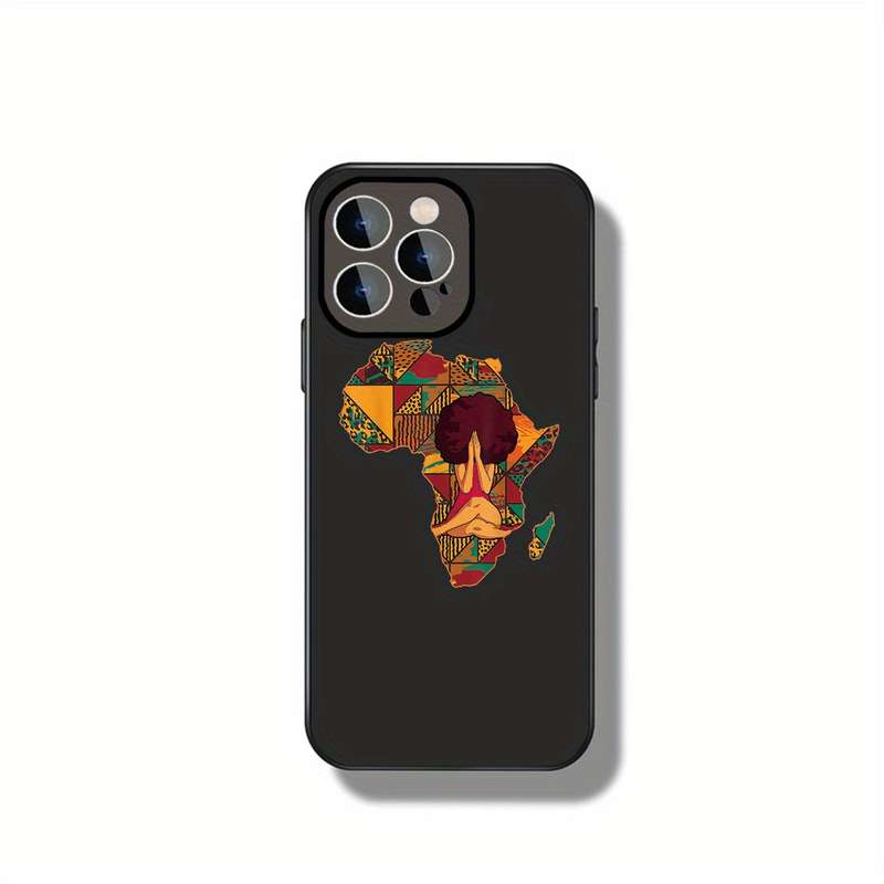 1Pc Black For iPhone 11 African Unity And Meditation Phone Case