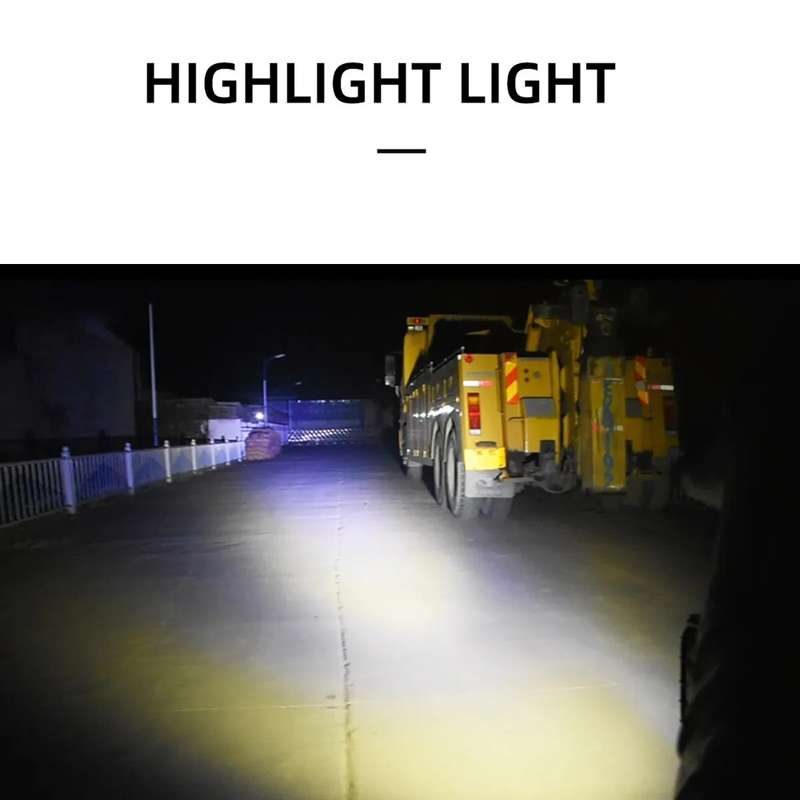 2pcs 12V LED Work Lights for Motorcycles Featuring 6 Leds Suitable for Various Uses