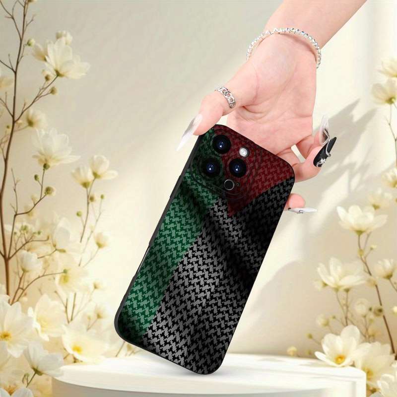 1Pc Black For iPhone 11 Pro Max Arabic Camouflage Phone Case