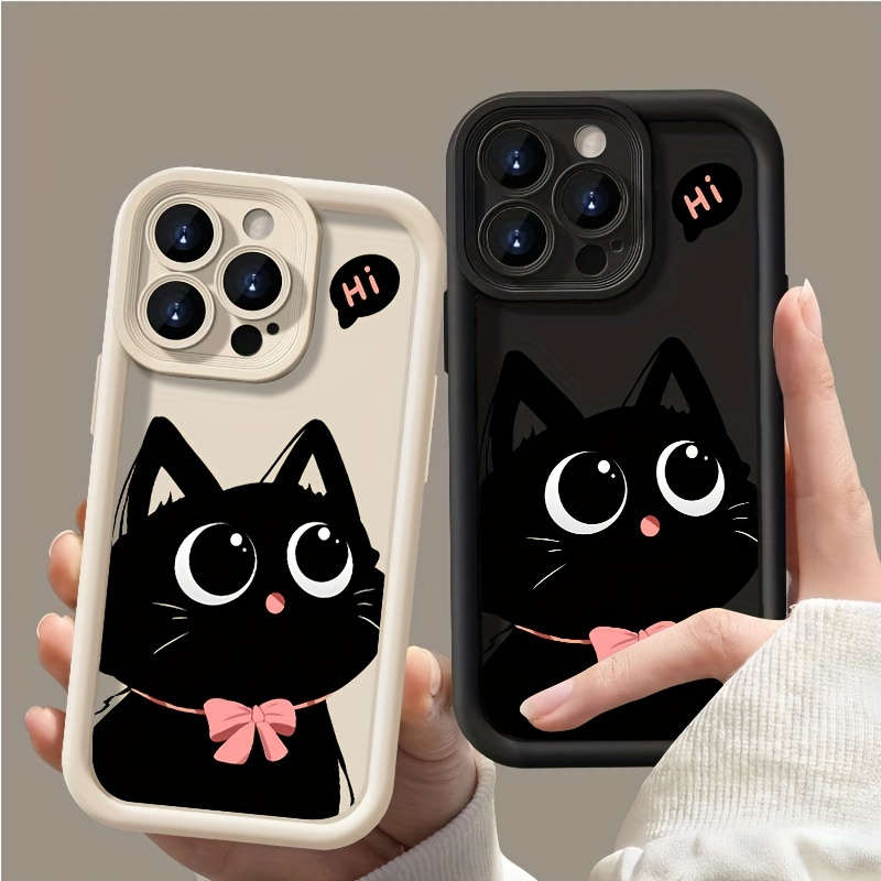 1Pc Black For iPhone 15 Plus Phone Case Phone Cover