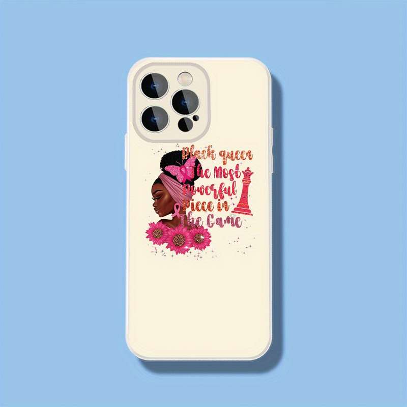 1Pc Black For iPhone 11 Pro Max Black Queen Phone Case