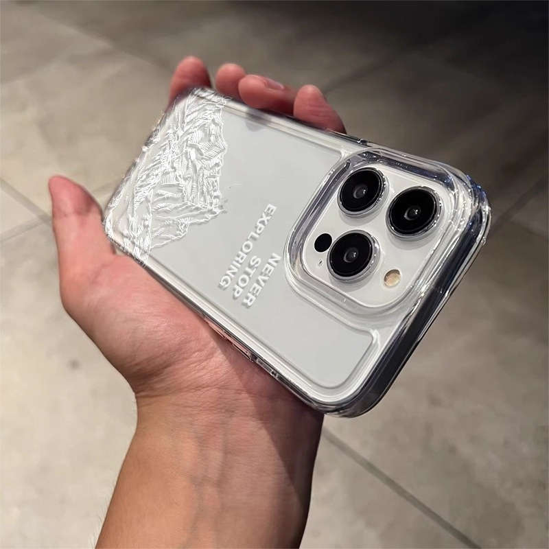 1Pc Transparent For iPhone 13 Mini Phone Case Phone Cover