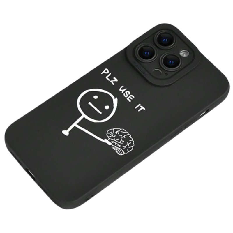 1Pc Black For iPhone 7 Plus 8 Plus Phone Case Phone Cover