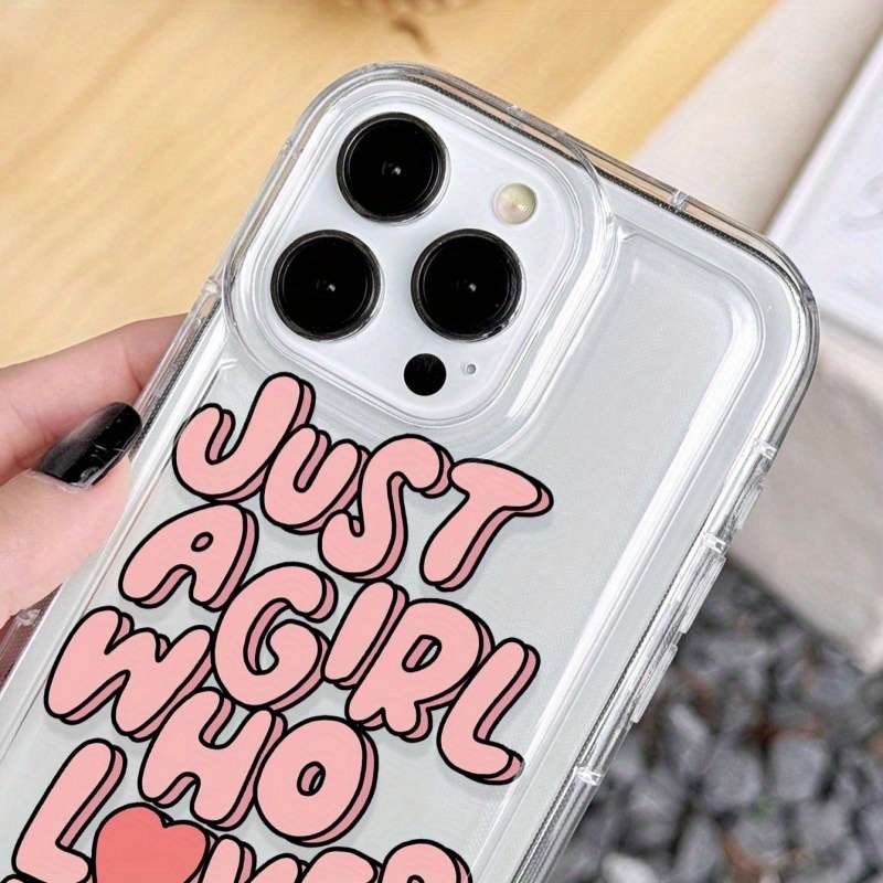 1Pc Transparent For iPhone XS Max Love Jesus Girl Phone Case