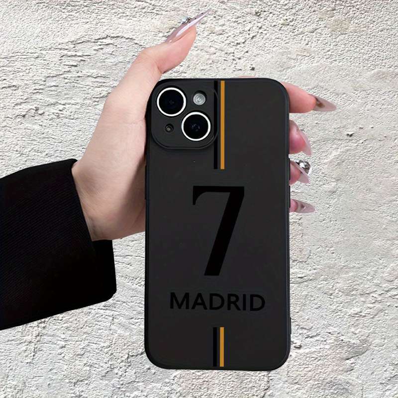 1Pc Mixed Color For iPhone 7 Plus 8 Plus Football No 7 Pattern Phone Case