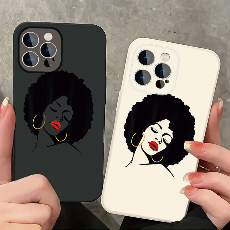 1Pc Black For iPhone 12 Pro Max Bold Elegance Phone Case