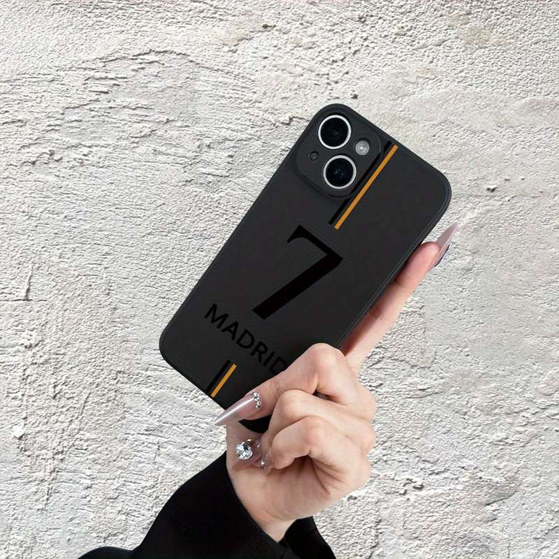 1Pc Mixed Color For iPhone 7 Plus 8 Plus Football No 7 Pattern Phone Case