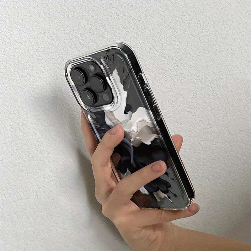 1Pc Transparent For iPhone 12 Phone Case Phone Cover