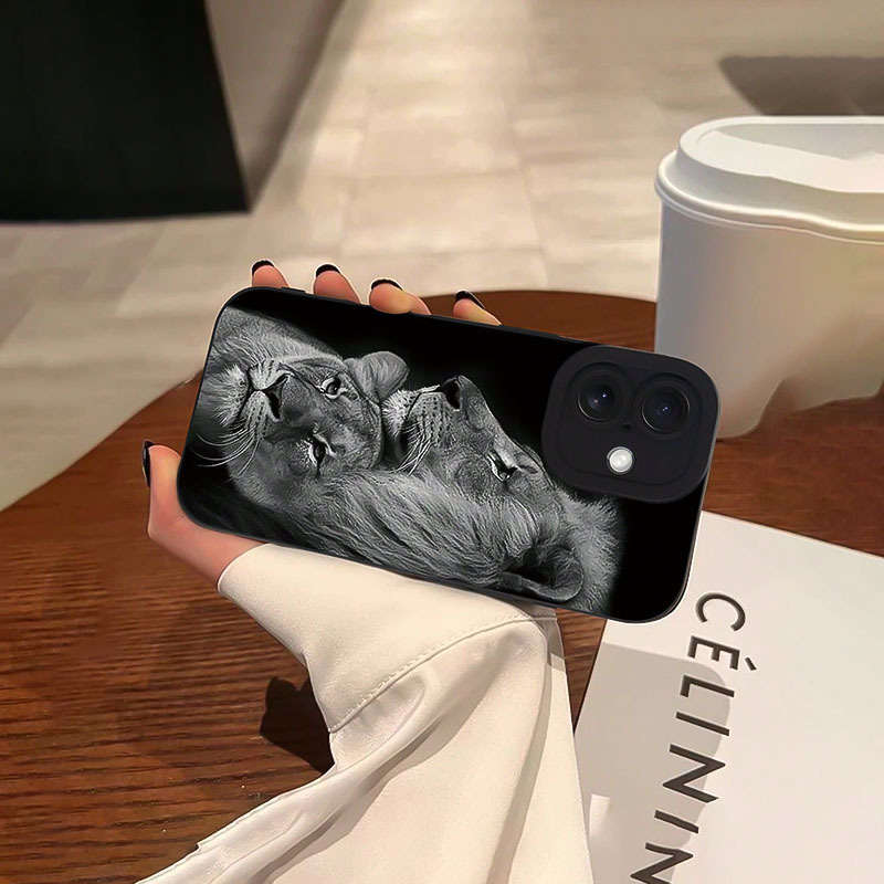 1Pc Black For iPhone 16 Pro Phone Case Phone Cover