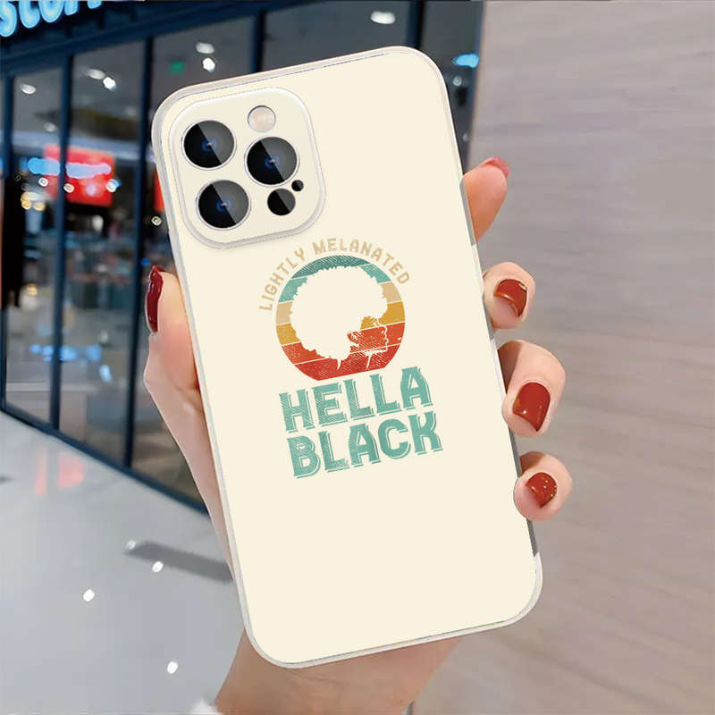 1Pc Ivory White For iPhone 11 Celebrating African Phone Case