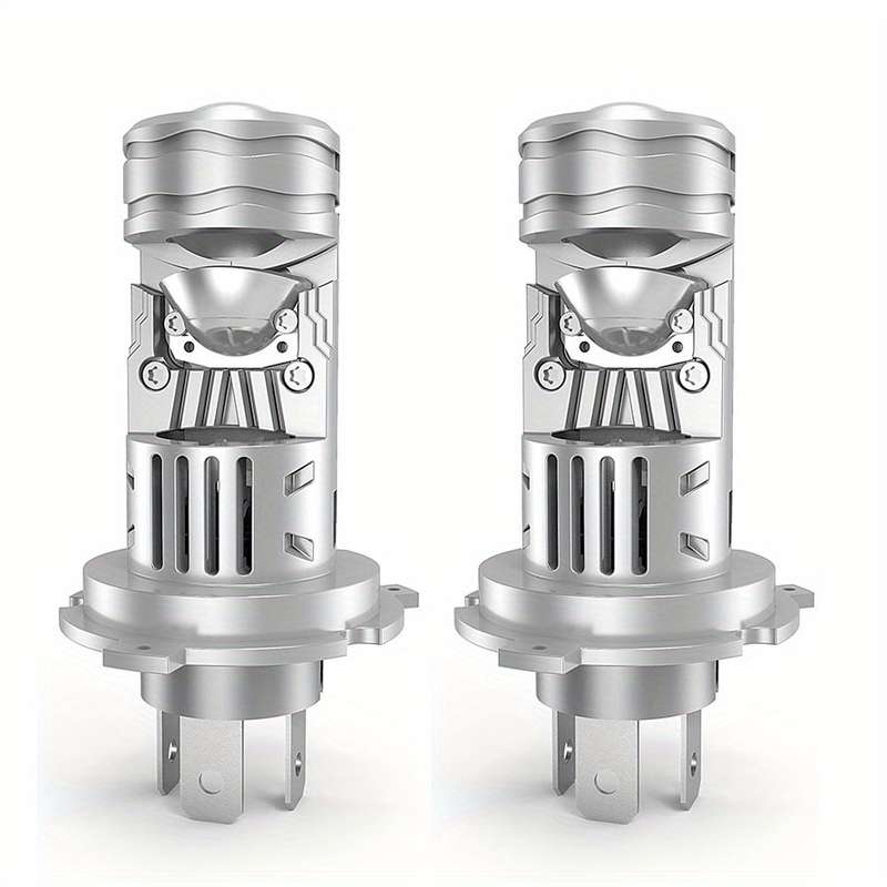 2pcs H4 LED Headlight Bulbs 12V Super Bright 6500K White Turbo Mini Diode Automotive