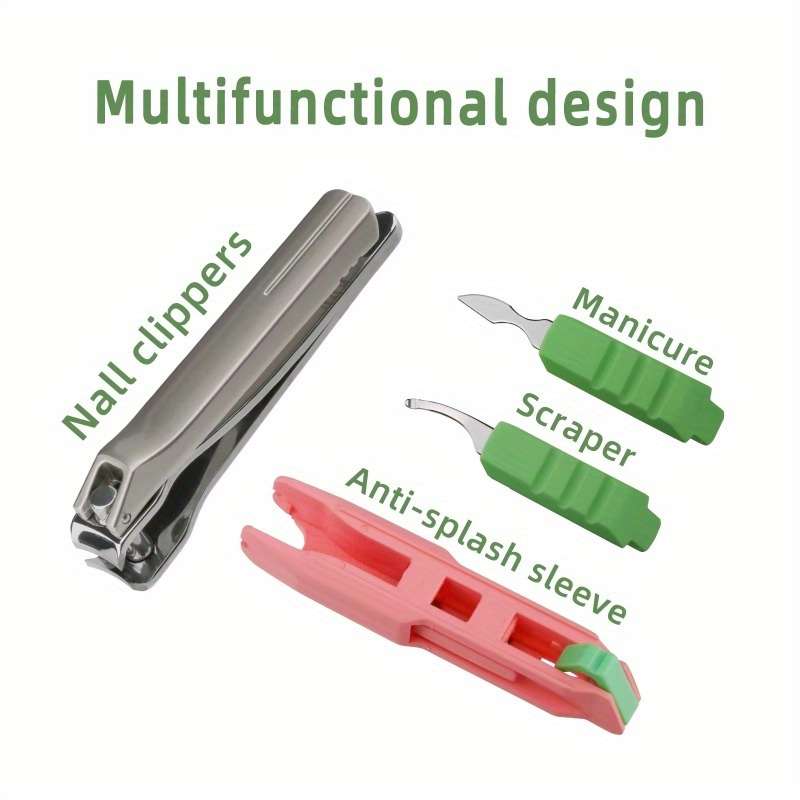 1pc Nail Clipper Multifunctional Nail Cutter Home Use for Men Women Children Universal Gift N