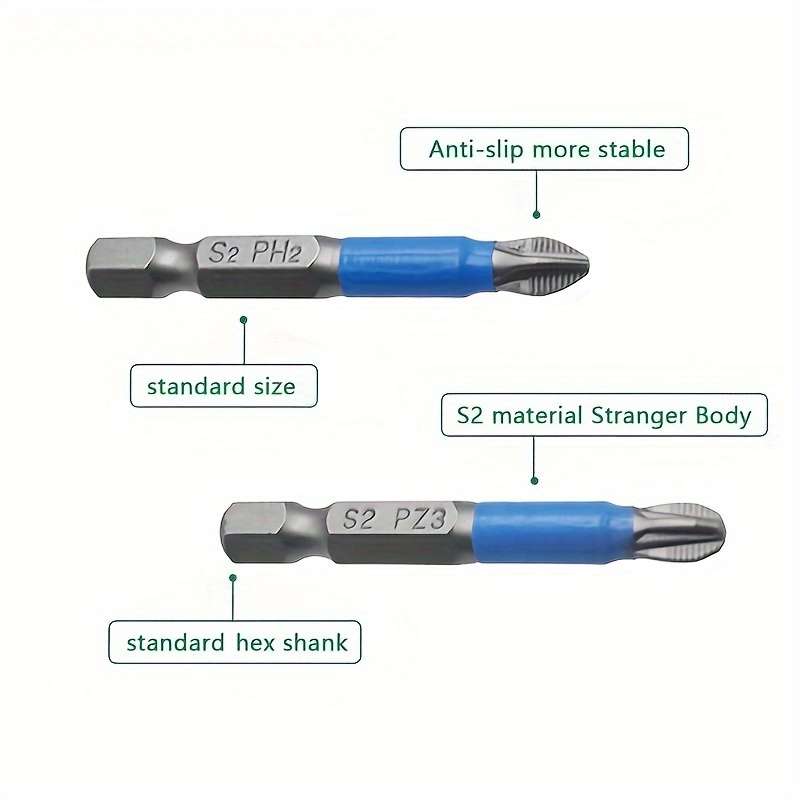 Screwdriver Bit Tool Set Items 6Pcs 50Mm