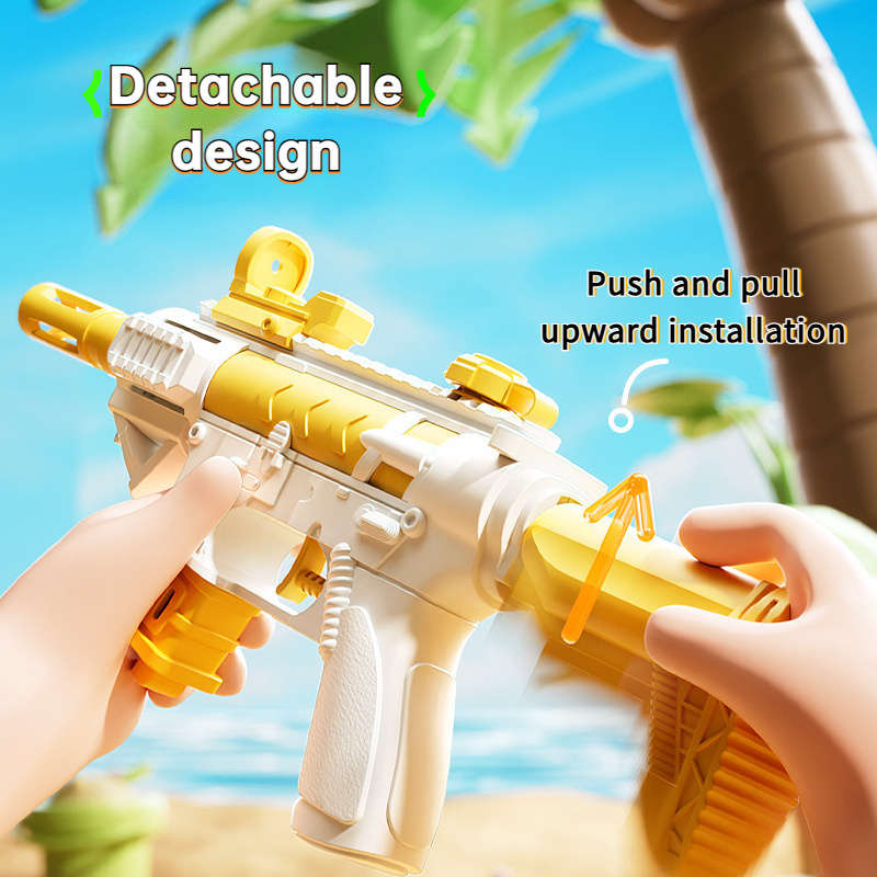 Toy Guns Color Red Add Yellow