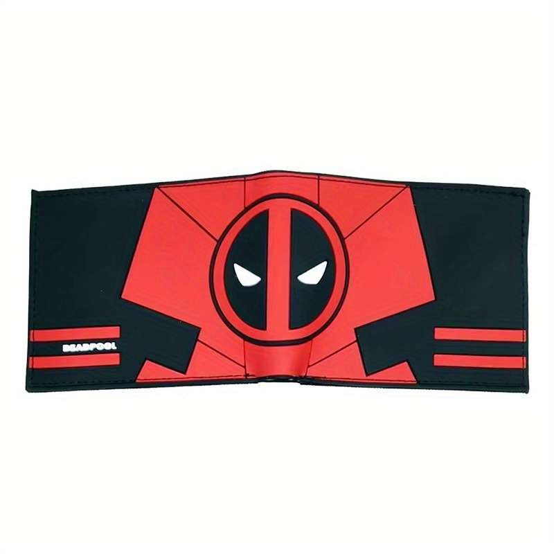 1pc Deadpool Short Wallet Avengers Superhero PU Coin Purse