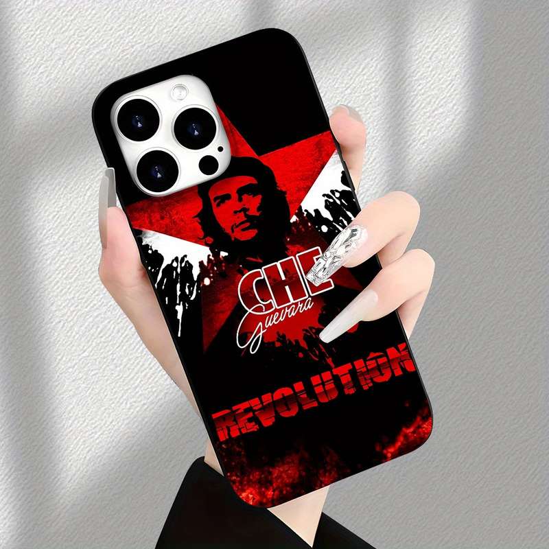 1Pc Black For iPhone 16 Plus Che Guevara Designs Phone Case